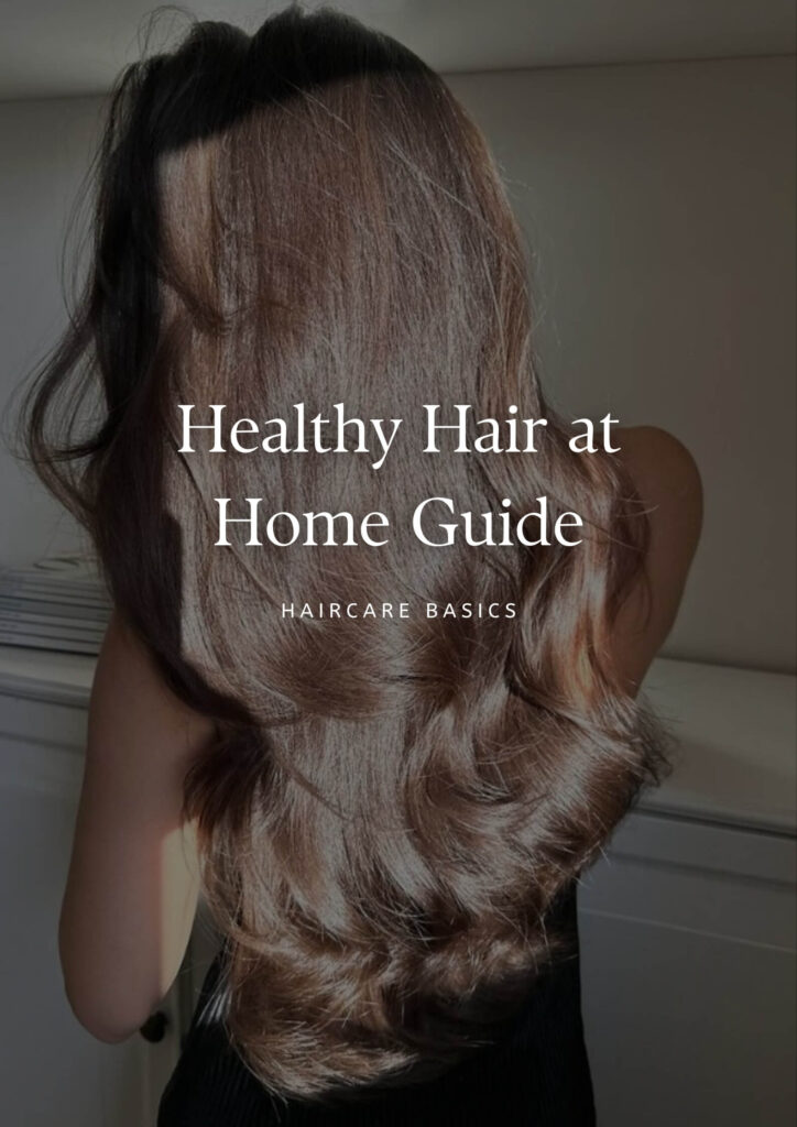 Soft, glossy hair in natural lighting representing healthy and silky hair results.