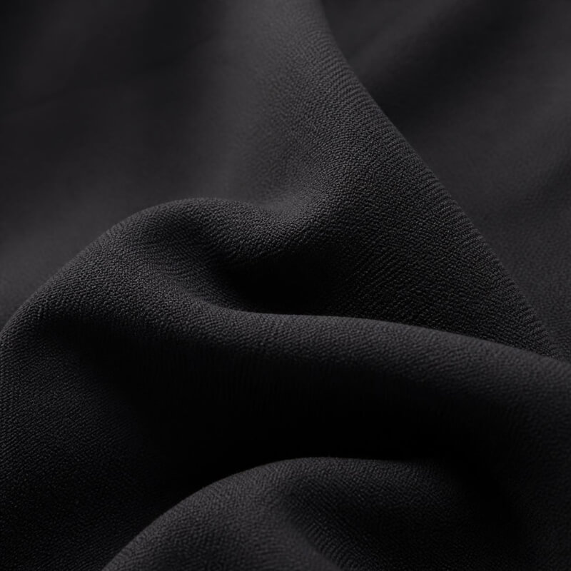 Calvin Klein style wool crepe fabric texture