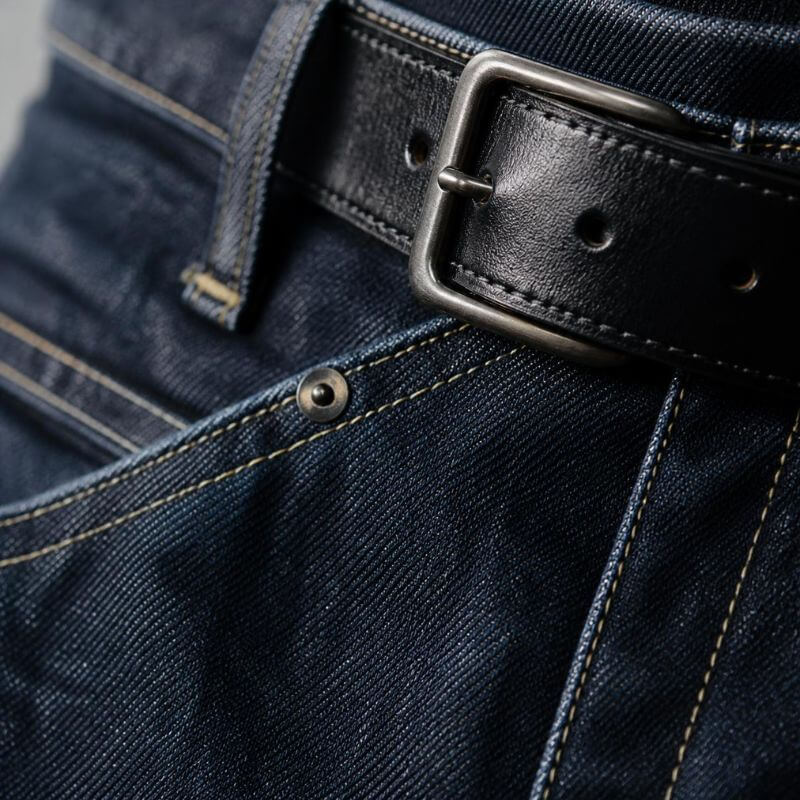 Dark wash denim texture